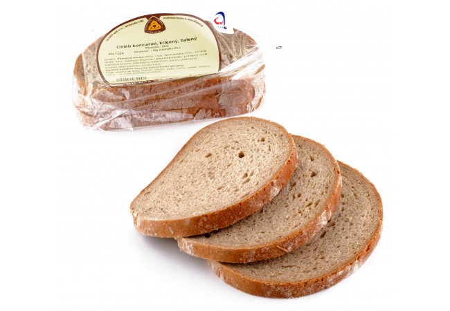 Chléb konzumní porcovaný, BK 150g