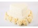 Svatební dort s filigránem a modelovanými růžemi 4200g