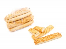 Sýrové krekry s česnekový dekorem, B 100g