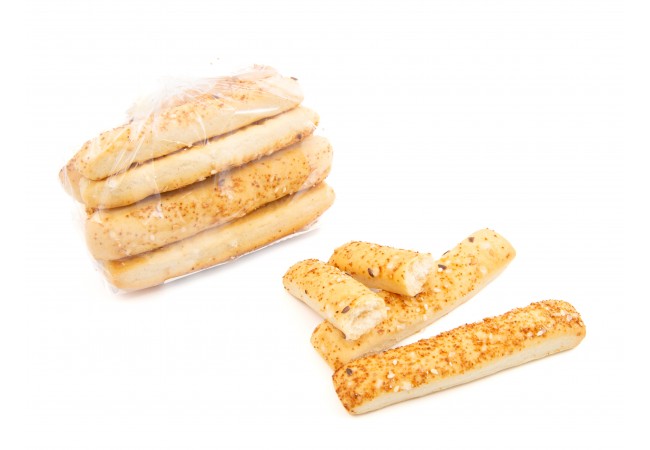 Sýrové krekry s česnekový dekorem, B 100g