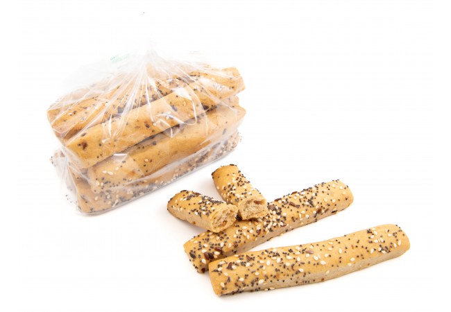 Vícezrnné krekry s mákem, B, 100g