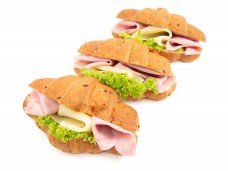 Croissant se šunkou a sýrem, 120g
