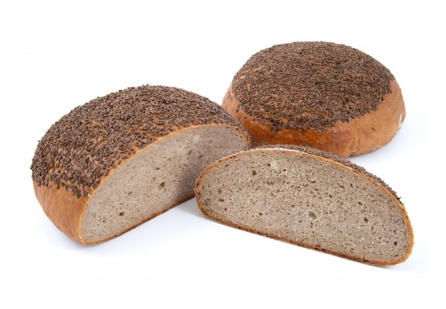Chléb jihočeský kulatý s kmínem 500g