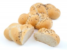 Houska pletená s posypem sůl+kmín 60g Houska pletená s posypem sůl+kmín 60g