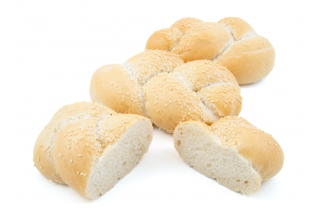 Houska pletená s posypem sezam 60g