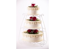 Svatební dort exklusive s růžičkami 4500g
