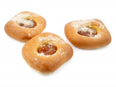 Koláček s náplní tvarohovo-meruňkovou 120g Koláček s náplní tvarohovo-meruňkovou 120g