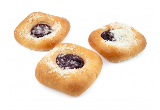 Koláček s náplní tvarohovo-višňovou 120g Koláček s náplní tvarohovo-višňovou 120g