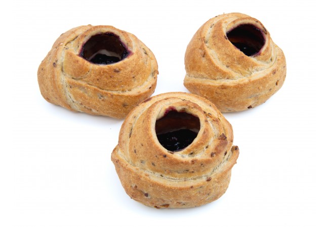 Růžička tvarohovo-rybízová 80g