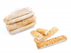 Sýrové krekry s česnekový dekorem, B 100g