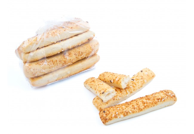 Sýrové krekry s česnekový dekorem, B 100g