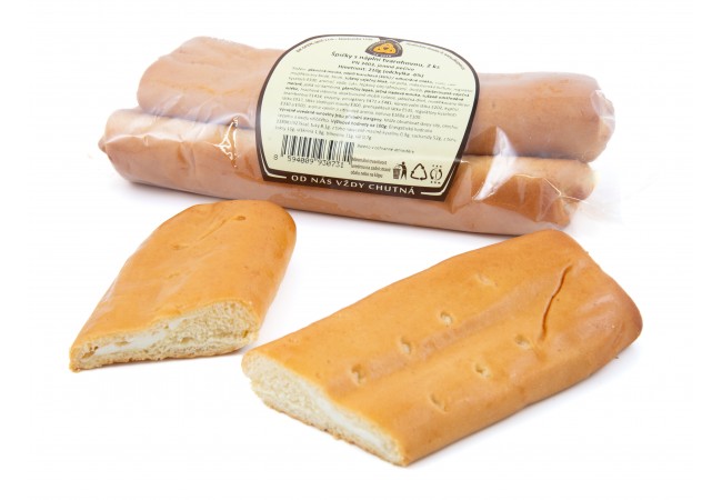 Špičky s náplní tvarohovou, 2 ks, B 210g Špičky s náplní tvarohovou, 2 ks, B 210g