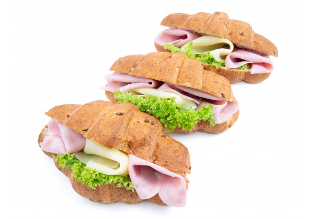 Croissant se šunkou a sýrem, 120g