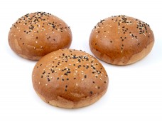Bulka na hamburger SPECIAL černý sezam, 90g Bulka na hamburger SPECIAL černý sezam, 90g