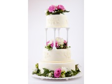 Svatební dort exklusive růže 6000g