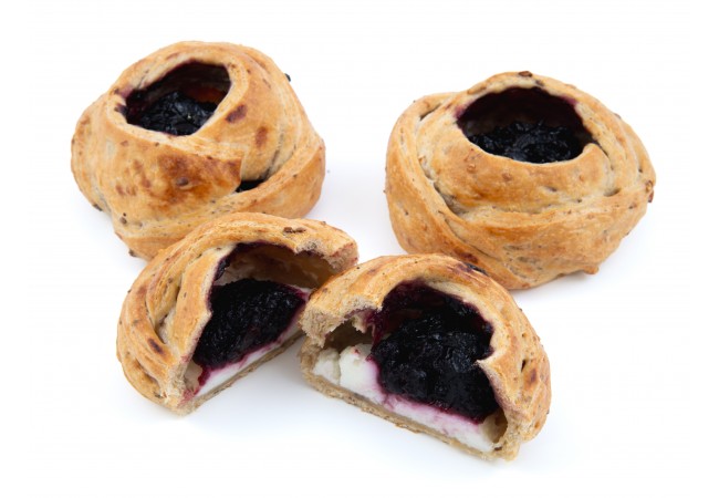Růžička tvarohovo-rybízová 80g